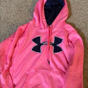 under armor hot pink kid’s hoodie